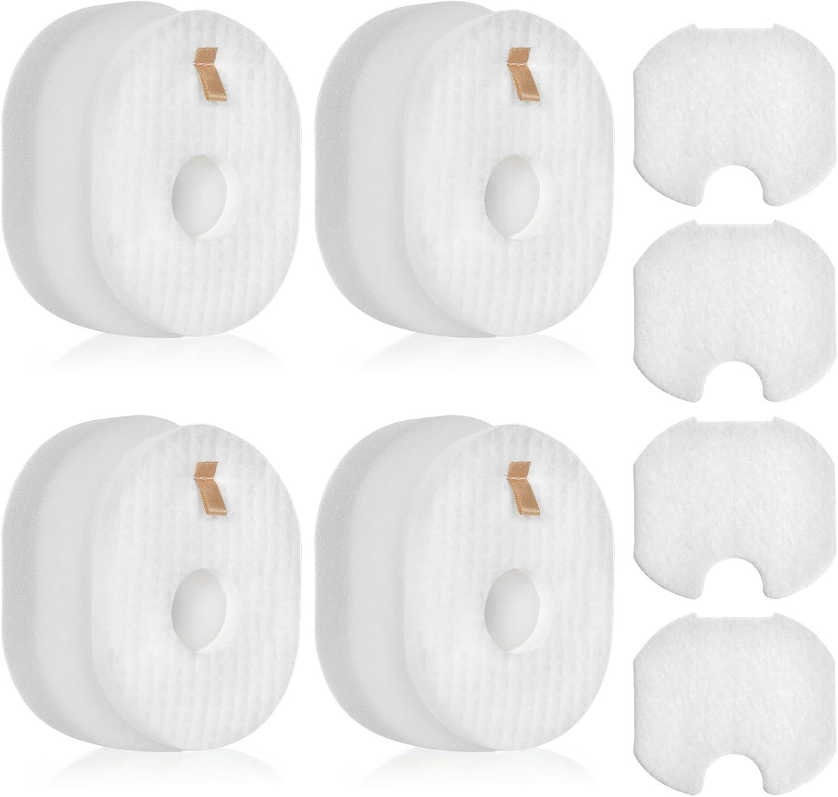 4 Pack ilter Replacement or Shark Rocket HV301, HV302, HV30126, HV300, HV305, HV292, HV307Q, QS301Q, HV310, UV450 Ultralight Corded Stick Vacuum, Part #XV300, 4 oam + elt + Post ilters