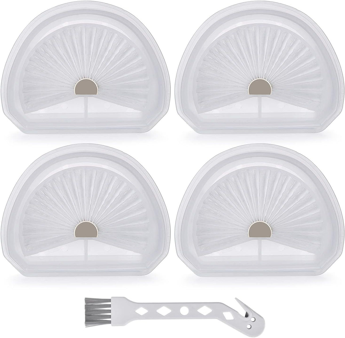 4 Pack VLP10 Replacement ilters Compatible with Black and Decker Hand Vacuum HLVA320J, HLVA315J62, HLVA325JP07, HLVA325BP07, HLVA320J00, HLVA325J10, N575266, Compare to Part #VLP10