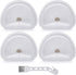 4 Pack VLP10 Replacement ilters Compatible with Black and Decker Hand Vacuum HLVA320J, HLVA315J62, HLVA325JP07, HLVA325BP07, HLVA320J00, HLVA325J10, N575266, Compare to Part 