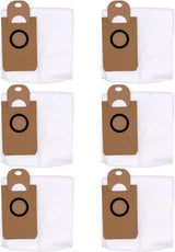 6 Pack Dust Bags or iHome AutoVac Nova Sel Empty Robot Vacuum Replacement Accessory Parts