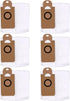 6 Pack Dust Bags or iHome AutoVac Nova Sel Empty Robot Vacuum Replacement Accessory Parts