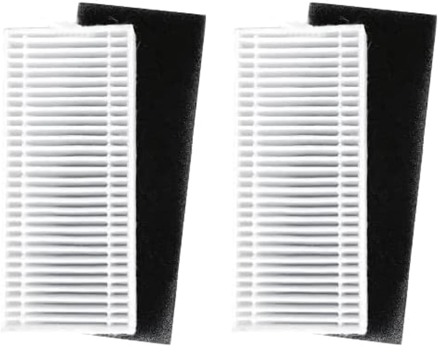 2 Pcs ilter Replacement or iHome Nova S1 Pro, iHRVS1PRO-3BLK, iHRVS1-3BLKS, iHRV9-BLKS Robotic Vacuum Cleaner Parts