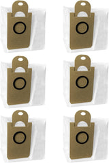 Dust Bags Replacement or iHome AutoVac Nova Pro Sel Empty Robot Vacuum Cleaner Accessory Parts, or iHome Nova S1 Pro, Halo, Orbita, Eclipse, Luna, 6 Pack