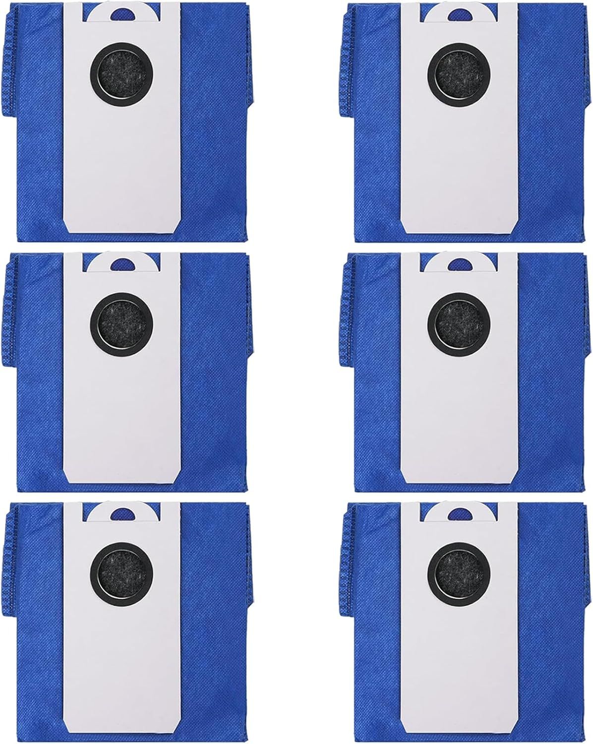 6 Pack Dust Bags or bObsweep UltraVision or UltraVision Pet Sel Empty Robot Vacuum Replacement Accessory Parts