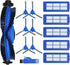 Spare Accessories Compatible or euy 11S Max, 30C Max, 15C Max, Robotic Vacuum Replacements: 1 Roller Brush 6 Side Brushes 5 Unibody ilter 𝙉𝙊𝙏 𝙛𝙤𝙧 𝟏𝟏𝐒 or 𝗚𝟯𝟬