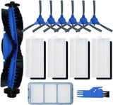 Replacement Parts or euy robovac 11S, 12, 15T, 15C, 25C, 30, 30C, 35C Slim Carpet Robotic Vacuum Cleaner Hepa ilter Pre-ilter Roller Brush Spin Side Brushes Attachment (with Pre-ilter)