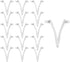 Pool Butterly Clips V-Clips Attachment Clips Replacement or Pool Spa Brush Lea Rake Lea Skimmer (24 Pack)