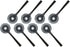 Vacuum Parts Replacement or Shark ION Robot RVSBK950 R85 RV850 RV850BRN RV850WV RV851WV RV871 S86 S87 RV700_N R71 R72 RV720_N R75 RV750_N AV752 Vacuums Attachments, Rotates 360 Degrees, 8 Pack