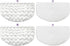 4 Pack Steam Mop Pads Replacement or Bissell Powerresh Steam Mop 1940 1440 1544 1806 2075 Series, Model 5938 19402 19404 19408 19409 1940A 1940 1940Q 1940T 1940W, Microiber Washable, Reusable