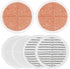 6 Pack Mop Pads Replacement Compatible with Bissell Spinwave Mops 2124 2039 2037 2039A Series Steam Mop Pads or Bissell Spinwave Hard loor Cleaning Kits 2 Sot Pads, 2 Scrubby and 2 Heavy Scrub Pads