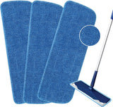 3 Pack Microiber Mop Pads Replacement or Wet/Dry Mop loor Cleaning Reusable Mop Pads Reills or Spray loor Mops Compatible with Bona loor Care System and Any Microiber lat Spray Mop
