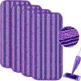 Updated & Innovative Cationic Mop Pads or Swier Wet Jet and Most Velcro 10" 11" 12" Spray Mops, Reusable Swier Wet Jet Mop Pads Replacement