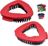Scrub Brush Mop Replace Head or O cedar EasyWring 1-Tank Spin Mop System Ocedar Mop Scrub Brush Head Hard Bristle Scrub Brush loor Clean to Bathroom, Kitchen, Tub and Tile, NOT it RinseClean 2-Tank