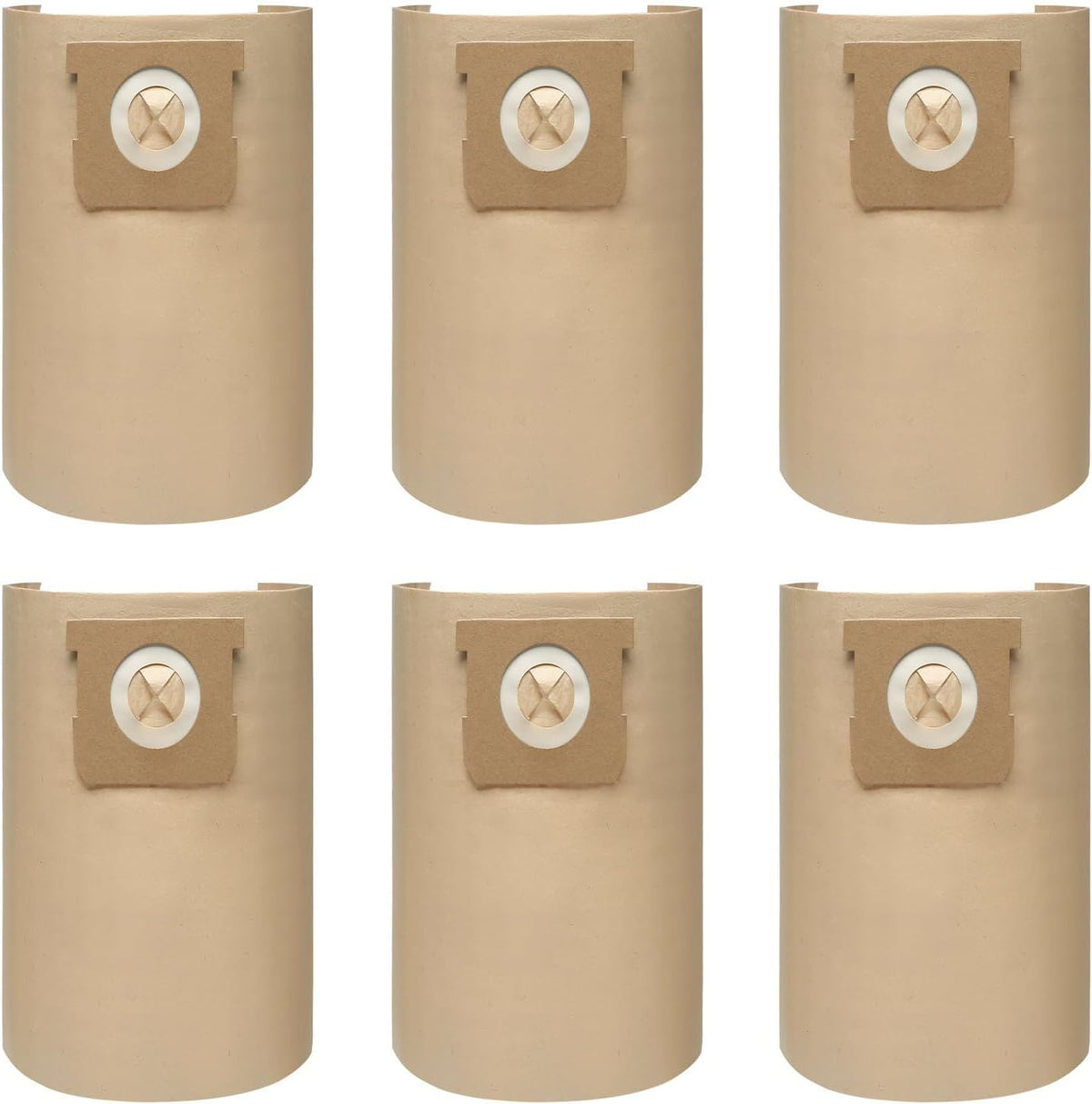 6 Pack DXVA19-4104 Dust Bags or DEWALT 5-6-8 Gallon Wet/Dry Vacuum, Compatible with DXV05P DXV06PL DXV08S