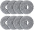 8 Pack Mop Pads or  QV 35A/Saros 10R/Q Revo/Qrevo S/Qrevo Pro/Qrevo Plus/Qrevo Master/Qrevo Slim/Qrevo Curv/Qrevo Edge Robot Vacuum Cleaner, Spin Cleaning Pads Replacement Accessories Set