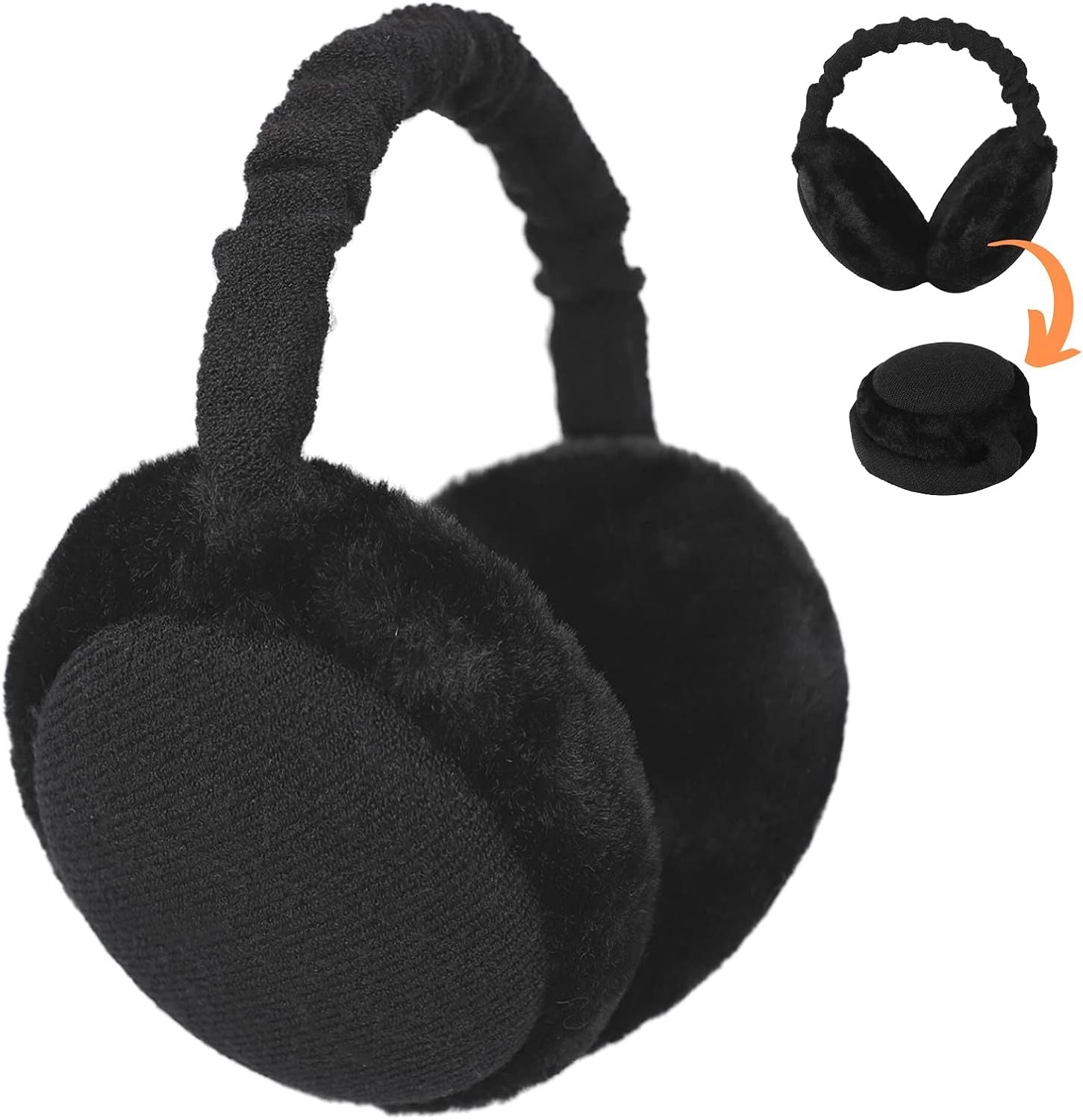 Premium Earmus or Women Winter oldable & Adjustable Ear Warmers Thermal Ear Covers