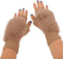 Women Wool Knit ingerless Gloves urry Mittens Wrist Warmers