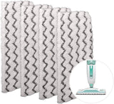 4-Pack Microiber Mop Pads Reills Compatible with Shark Steam Mop S1000 S1000A S1001C S2001, Washable & Reusable Replacement Pads or Hardwood, Tile, and Stone loors