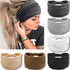 Wide Headbands or Women, Neutral Knotted Head Wraps Turbans, Large Arican Style Head Bands Hair Accessories, 6 Pack