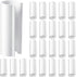 32 Pcs PVC Pipe Clips Pool Cover Clamps or Above Ground Pool Greenhouses, Row Covers, Garden, Shelters, Bird Protection, 2.4 Inch Long(or 1/2 Inch PVC Pipe,White)