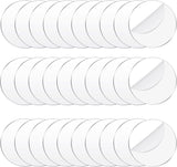 30 Pcs 3 Inch Acrylic Circle Blanks Clear Disc Round Transparent Acrylic Coasters Ornament Blanks Miniature Bases or Crats Christmas Ornament DIY Art Projects Suplies