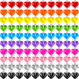 Heart Charms Pendant Colorul Love Heart Candy Keychains Charm Necklace Earring Pendant or DIY Jewelry Crats Supplies