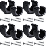8 Pieces lashlight Mounting Brackets with Screws Versatile Clip Mount, Universal lashlight Holder or LED lashlights and Similar Things, Bicycle Car Truck Accessories (4 Big, 4 Small)