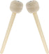 Biaungdo 2 Pack Drum Mallet, 13" Wool Felt Drum Stick, Bass Drum Mallet Drum Stick, Anti-slip Bass Percussion Sticks, Beige