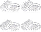 8 Pieces Carpet Protectors Spiked Caster Cups Round urniture Caster Cups Spiked Carpet or urniture Legs, Soas, Tables, Chairs