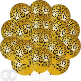 60 Pcs Cheetah Balloons Gold Leopard Print Balloons 12 Inch Spots Latex Leopard Animal Party avors or Saari Jungle Theme Birthday Party Baby Shower Decoration Supplies