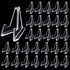45 Pieces Coin Stand Mini Acrylic Easel Stands Coin Display Easel Holder or Displaying Pocket Watches Capsules Challenge Medals, 1.4 Inch Tall