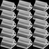 48 Pieces Plastic Game Piece Card Stands Clear Game Card Display Holders Picture Stands Markers DIY Playing or Board Party avor Photos Memos Pictures Display, 0.7 x 0.63 Inches