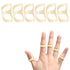6Pcs Oval inger Splints, Trigger inger Splint or Trigger/Mallet/Arthritis/Straightening, inger Brace Support, Pack o 1 Size (