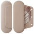 Silicone Makeup Brush Holder Travel Cosmetic Bag：Sot Portable Cosmetic ace Brushes Holder with Upgrade Anti-all Out Magnetic Closure, Large Travel Makeup Brush Case - Walnut