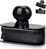 Car Tire Shine Applicator,Large Vegan Tire Shine Brush - Automotive Tire Dressing Applicator Brush with Storage Stand or Tire Detailing & Car Wash Kit, Black, 3.6 Inch Length (Black)