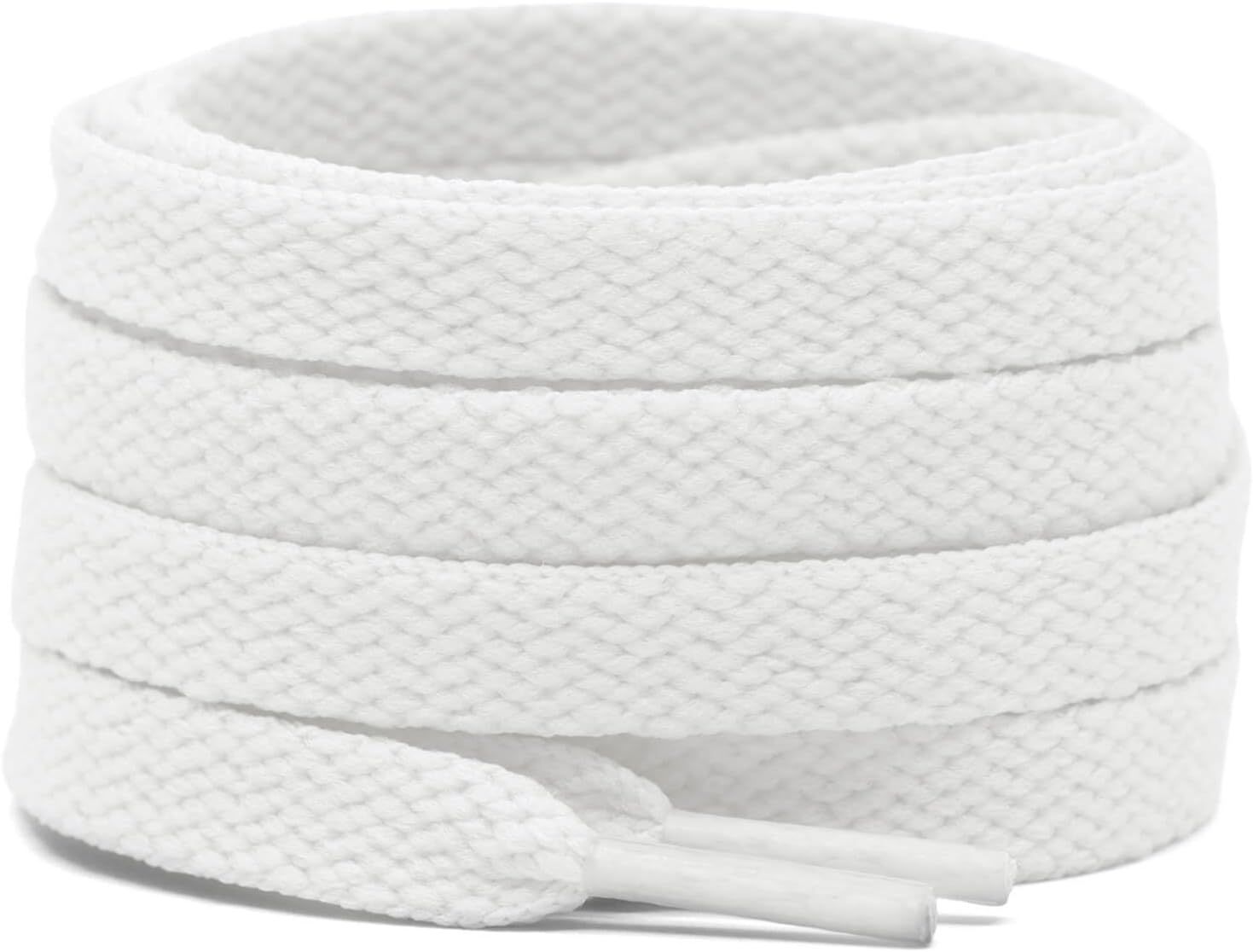 2 Pair lat Shoe laces 5/16" Wide Shoelaces or Athletic Running Sneakers Shoes Boot Strings