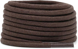 Round Cotton Waxed Shoelaces: 7/50 Inches Dress Shoe Laces or Boot 2 Pair