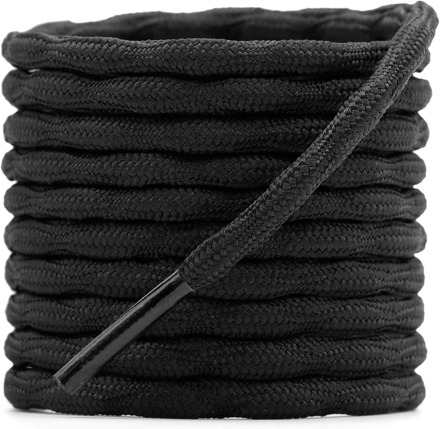 2 Pair Round Wave Shape Non Slip Heavy Duty and Durable Outdoor Climbing Shoelaces Hiking Shoe Laces Shoestrings