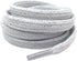 Thick lat Shoelaces Gold Silver Silk Tightly Woven Shoe Laces 2 Pair
