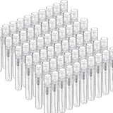 60PCS 5ml Mini Spray Bottle, Mini Clear Plastic Spray Bottle Empty, ine Mist Reillable Mini Perume Bottle, Perume Atomizer, Small Empty Sample Containers, Plastic Portable Travel Bottle