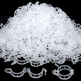 300 PCS Plant Support Clips, Plastic Garden Plant Ties, Tomato Clips Trellis or Tomato Cucumber lower Squash Vine, 1” Inner Diameter or Climbing Plants