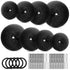 Hair Bun Maker Set- 8 PCS Hair Donuts or Buns (2 Extra-large,2 Large,2 Medium and 2 Small), 40 PCS Bobby Pins, 5 PCS Hair Elastic Ties Black,Bun Maker - Black