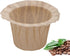 Disposable Coee ilters, 100 Count Natural Paper ilters Compatible with Keurig Brewers Single Serve 1.0 and 2.0, it all Reusable Coee Pods(Natural 100)
