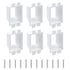 6 Pcs BE1-2 Electrical Outlet Box Extenders, Electrical Box Extender, 1 Gang Power Outlet Box Extender, Electric Box Extenders or Outlets, Single Gang Electric Outlet Box Extension with 12 Screws