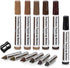 Wooden urniture loor Scratch Repair Markers and Wax Sticks or Stains, Scratches, Wood loors, Tables, Desks, Carpenters, Bedposts, Touch Ups, and Cover Ups (Set o 13)