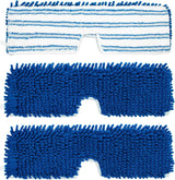 3 Pack Mop Heads Replacements Compatible or Ocedar Dual-Action Microiber lip Mop, Double Sided Mop Replace Head Mop Reills with Microiber & Chenille or Dry Wet Use, Reusable, Machine Washable