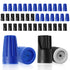 Biaungdo 40 Pcs Black and Blue Waterproof Wire Electrical Connectors, Outdoor Seal Twist Nuts Caps Cable Terminal Electrical Connectors for Outdoor Landscape Light, Irrigation Valves