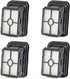 4 Pack 1866 Replacement ilters Compatible with Bissell Crosswave 1785 3888A 2551 & Crosswave Pet Pro 2306 & 2554 2596 CrossWave Cordless Max & Crosswave HydroSteam 35151 3518 Wet Dry Vacuum Cleaner