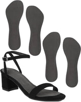 2 Pairs Pigskin High Heel Cushion Inserts, Anti-Slip Shoe Inserts for Dress Shoes Pain Relief, Adhesive Arch Support Sandal Insoles, Leather Cushioning Heel Insoles, Women M 7.5-9