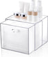 Disposable Face Towel Container Box Compatible with Clean Skin Club Clean Towel XL, AcrylicTowel Storage Bin with Drawer, Makeup Organizer stackable holder, Ideal for Vanity, Bathroom Organization